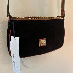 NWT Dooney & Bourke Suede Lexi Crossbody